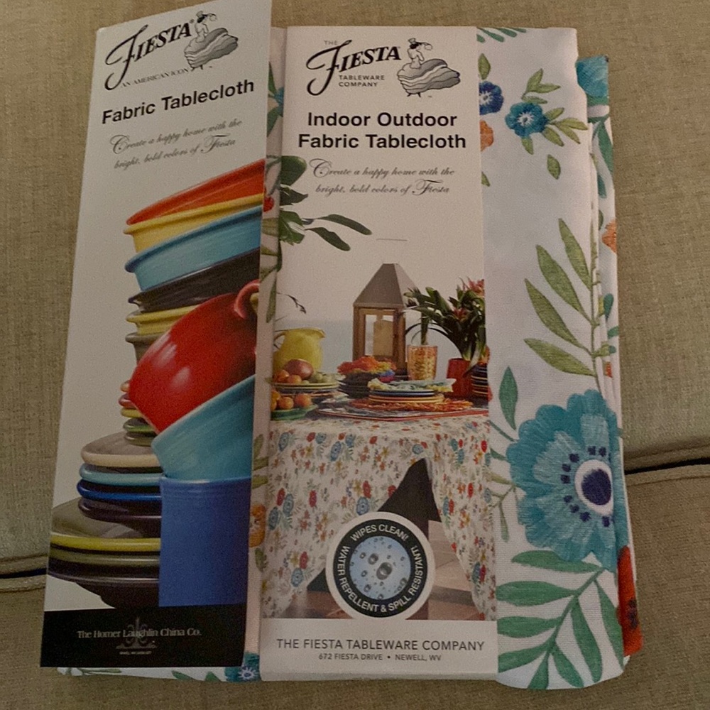 NWT Fiesta Fabric Tablecloth